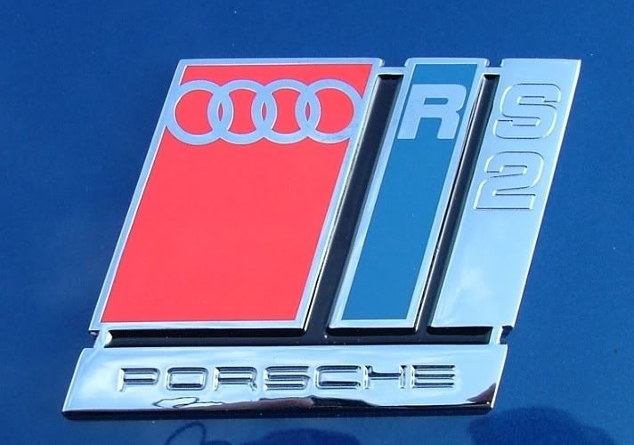 RS2 Badges & Keyrings = Next Project. S2Forum The Audi S2 Community